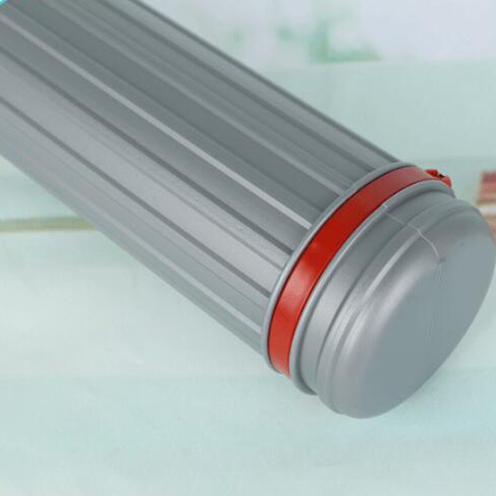 Uitschuifbare Telescopische Document Schilderen Papier Opslag Buis Box (Zwart, Extra Kleine)