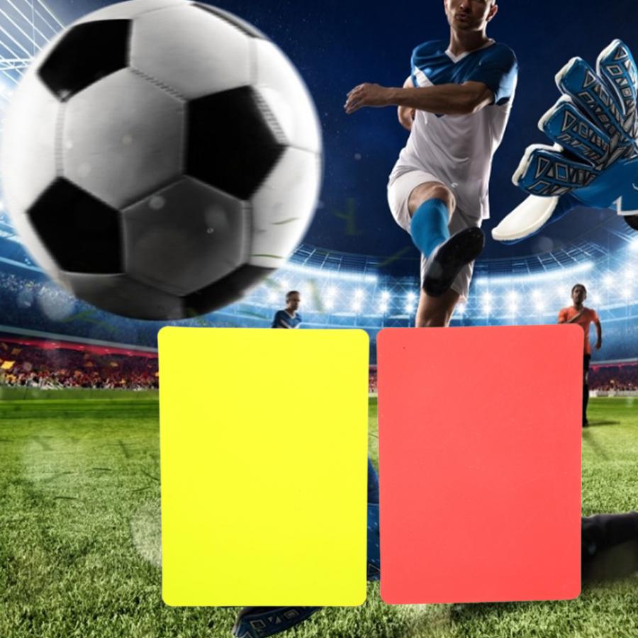 Portería de tarjeta de árbitro, fútbol, tarjetas rojas y amarillas, registro de juegos de fútbol, herramienta de árbitro, equipo de entrenamiento