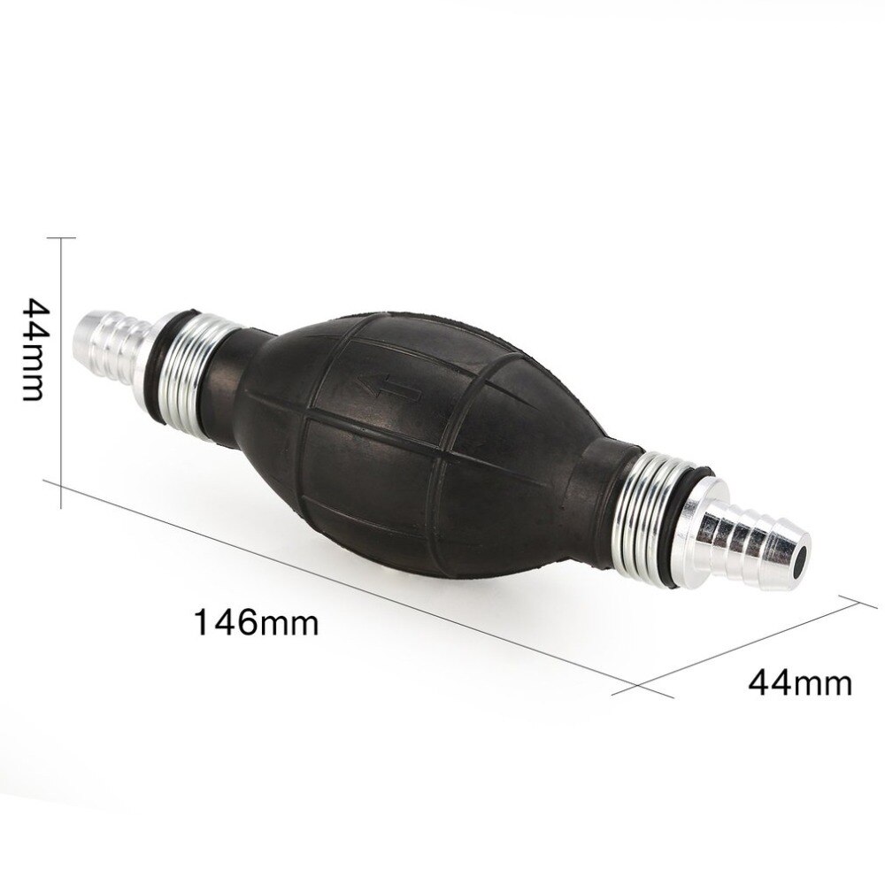 12mm Diesel Fuel Pump Line Hand Water Liquid Primer Bulb Gas Petrol Auto Car Boat Motorcar Transfer Rubber Aluminum