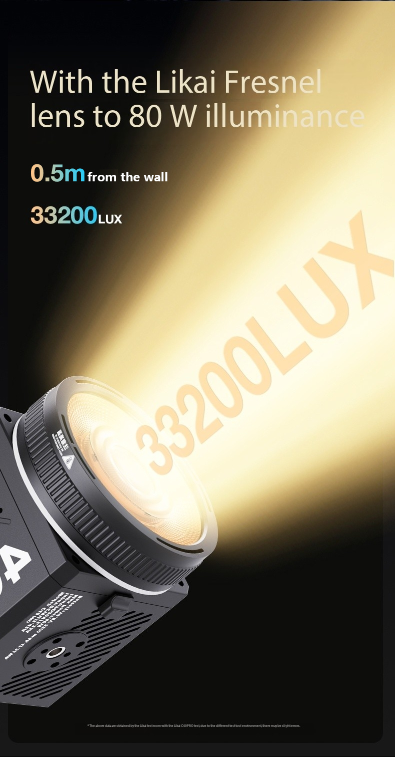 LEEKAI FN24 Lente Fresnel Faretto mini Bowens montare Lente di messa a fuoco per luce video portato pannocchia venire Yongnuo Nanguang Zhiyun luce