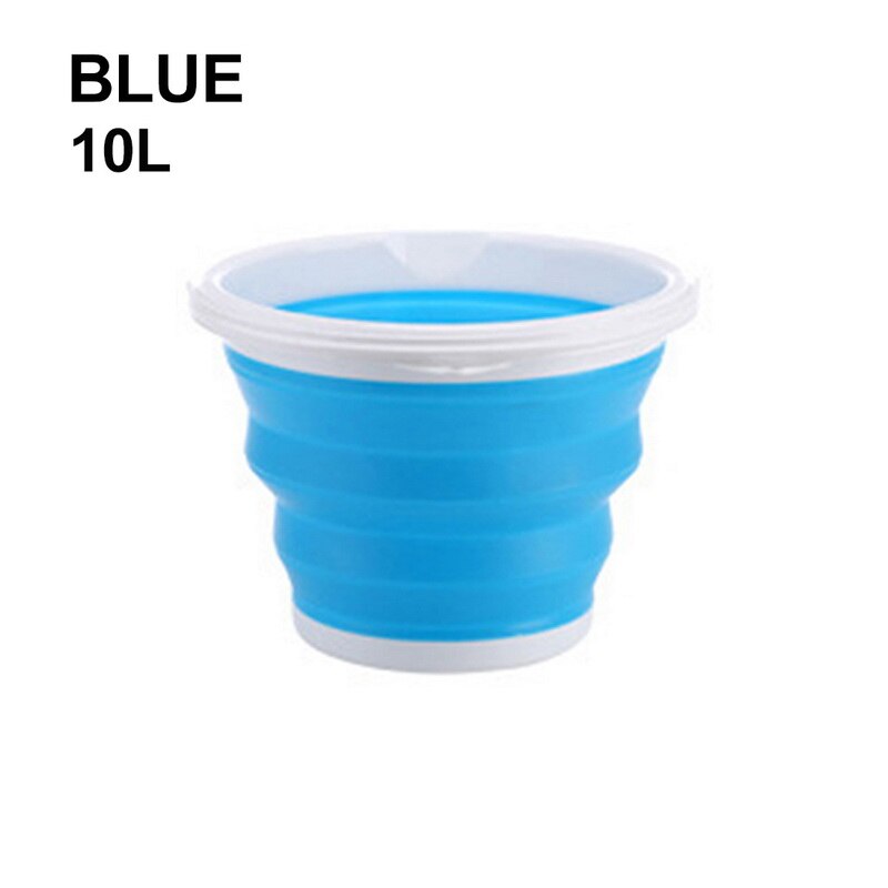 3L/5L/10L Tragbare Falten Eimer Silikon Kunststoff Auto Eimer Kinder Outdoor Angeln Haushalts Multifunktionale Eimer: 3