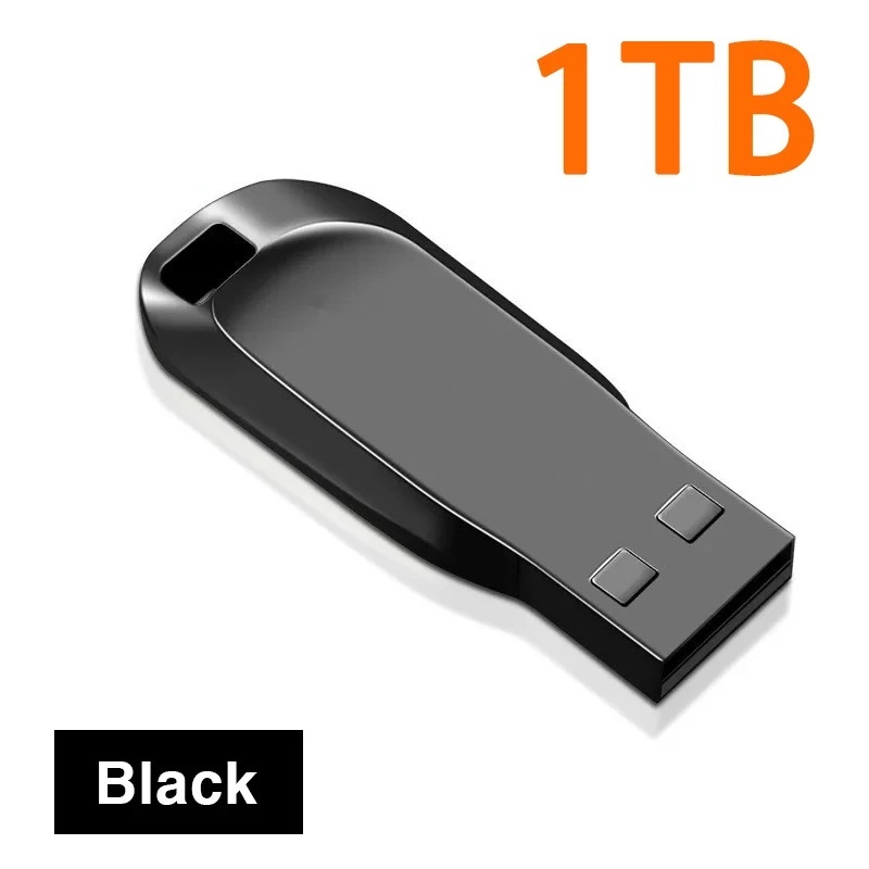 2tb usb-minnen usb 3.0 mini usb-minnen med hög hastighet i metall bärbar enhet vattentät minneskort förvaring u-disk 1tb 512gb stick: Marinblå
