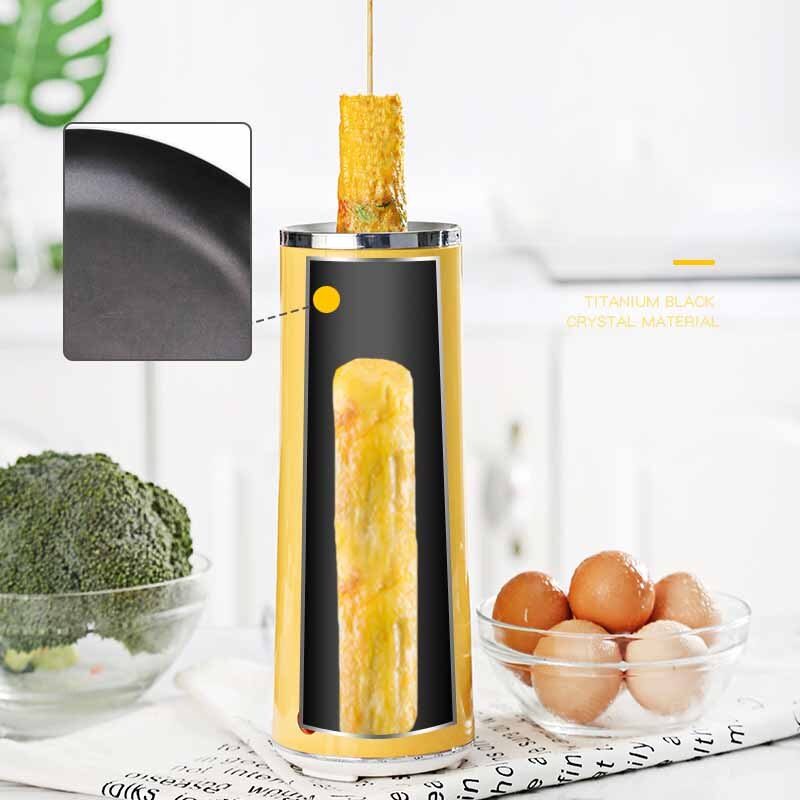 Elektrische elektrische haushalts automatische steigend frühlingsrolle maschine kochen werkzeuge ei tasse omelett Meister wurst maschine frühstück
