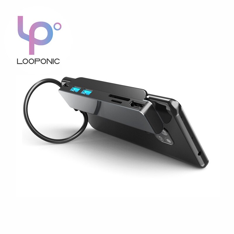 6in1 typu C USB-C piasta dla telefonów komórkowych Tablet z funkcją telefonu Surface Pro iść książki na Laptop z otworem 4K HD PD 3.0 dla Nintendo przełącznik