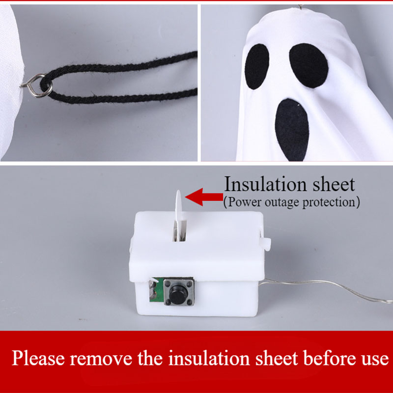 1/3/5PCs LED Glow Heks Ghost Party Halloween Decoratie voor Thuis Binnen Buiten Spookhuis Bar horror Opknoping Hanger Props