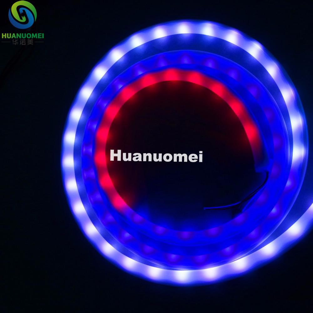 5M DC12V WS2811 LED Neon Pixel Light RGB Full Color 60LEDs/m with 20Pixels/m Waterproof in Milky Tube IP66