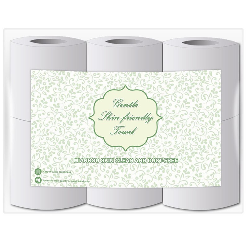 Paper Towels For Household Soft Strong Kitchen Paper Towels Wood White 6 Rolls 4 Layers 310g IN STOCK Fast