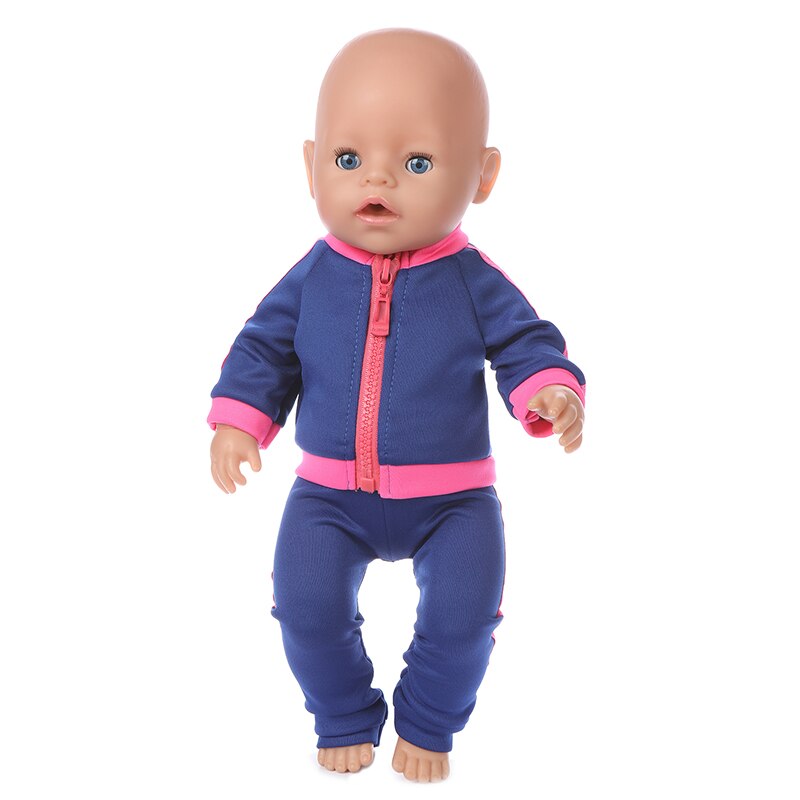 pass 17 tommers født baby 43cm dukke klær tilbehør 3- stykke lue rose kjole til baby bursdag festival: Q -102