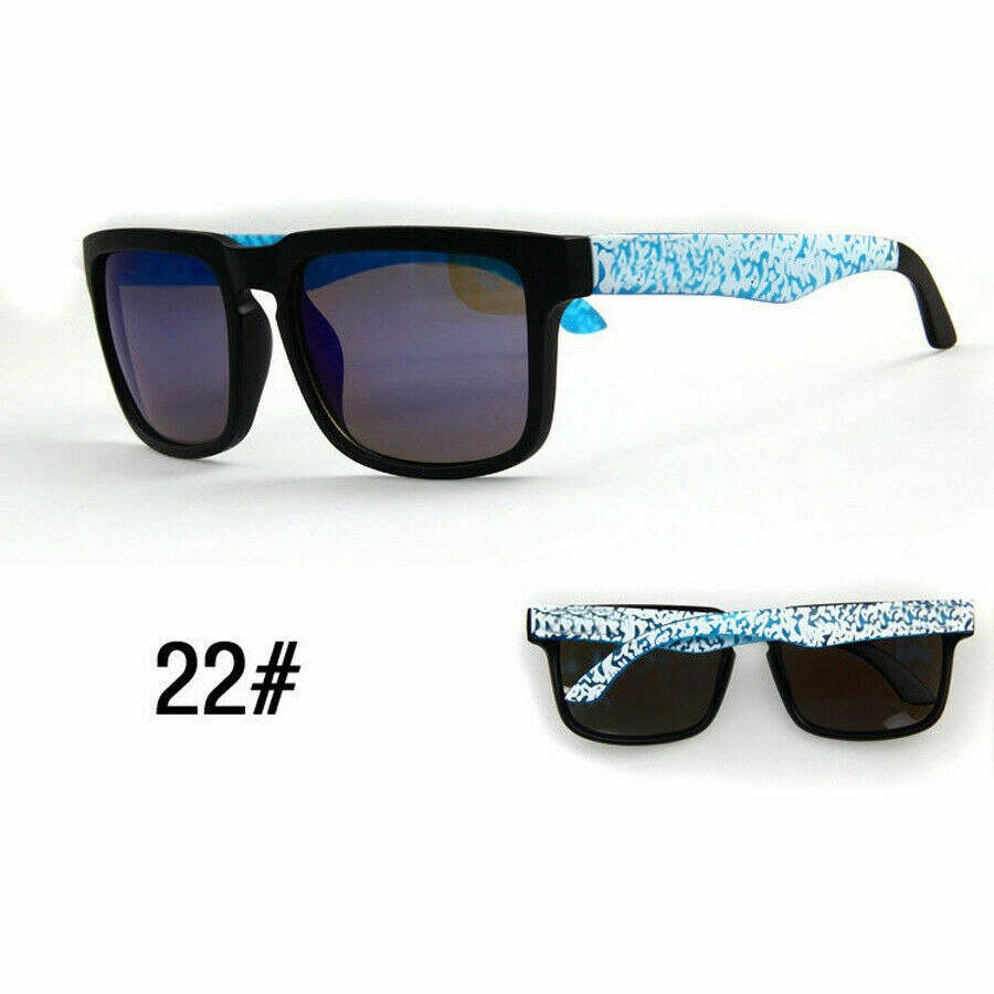 Ken Block Driving Sunglasses Men Goggle Drive Reflective Coating Square Classic Cycling Sports Retro Sunglasses UV400 Eyewear: Clear
