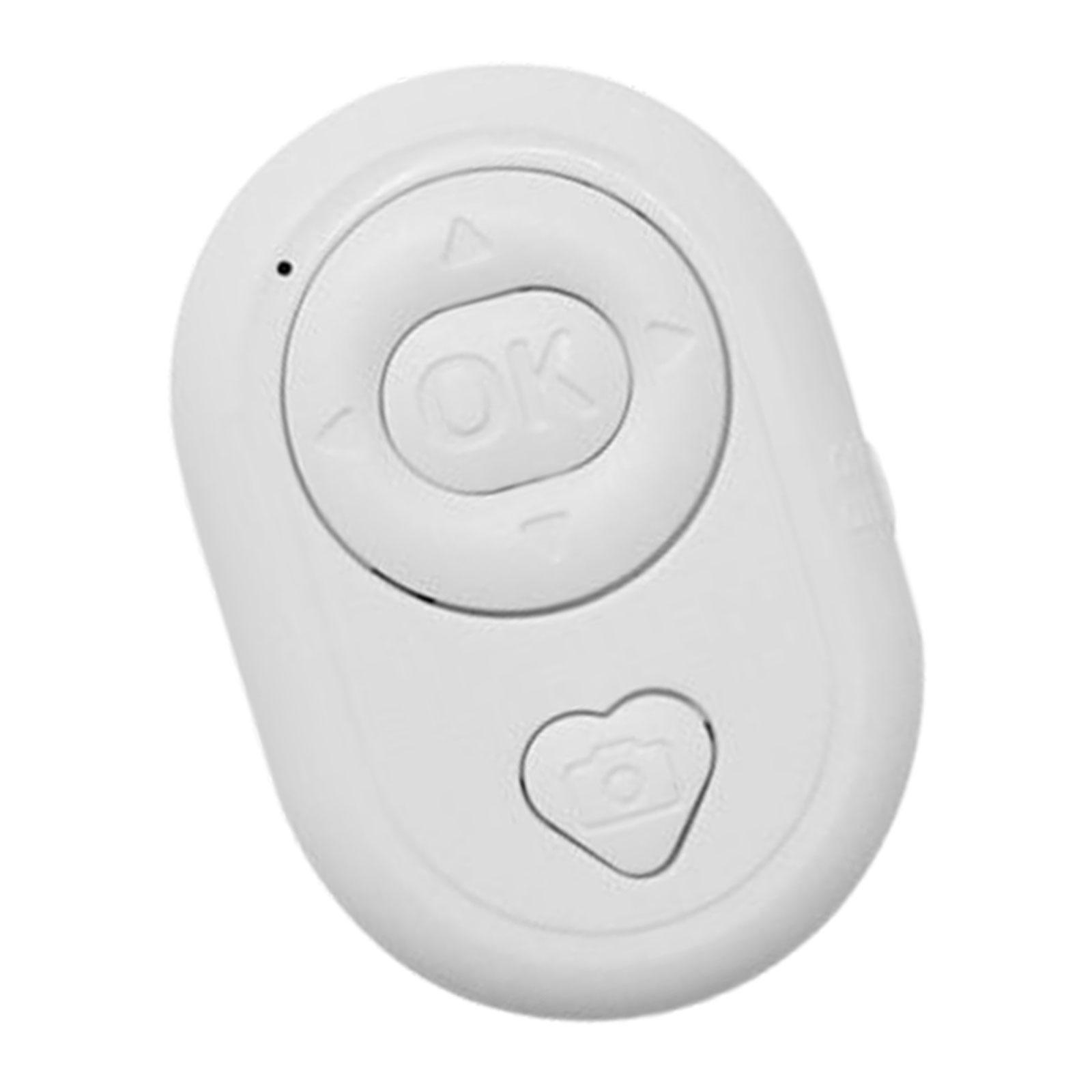 Bluetooth Wireless Camera Remote Control Tiktok Selfie Selfie Shutter Controller for Video Likes Turning E-Book Kids Girl Women