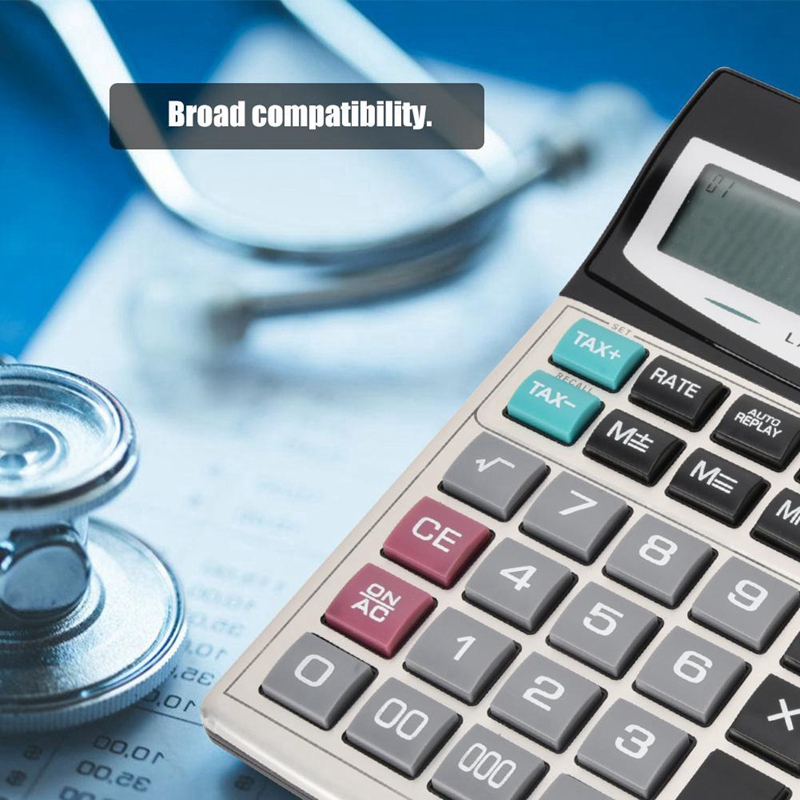 Gtttzen Large Button 16-Bit Display Calculator Ct-9616 Abs Metal Dual Power Supply Solar Energy Calculator