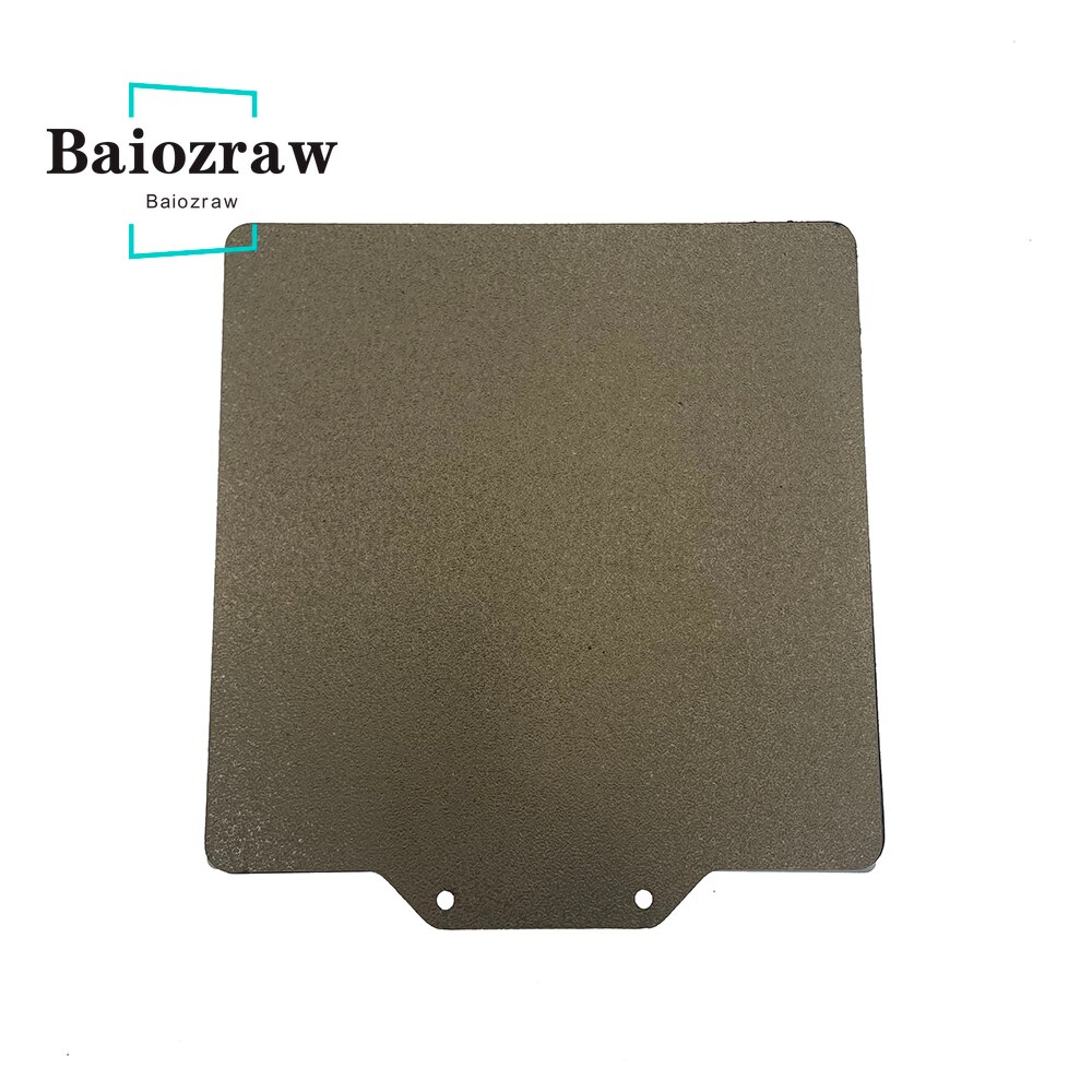 Baiozraw  v0.1 3d drucker-heizbett-set, bestehend 60w 24v silikonmatten , 120*120 aluminiumplatten und pei-stahlblech für voron (0.1 teile)