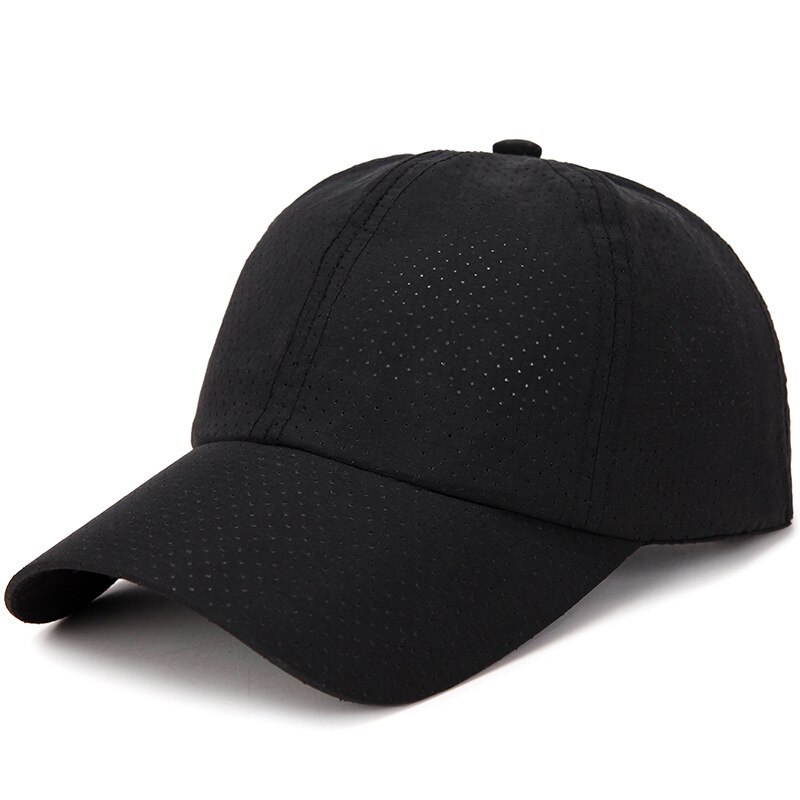 Adjustable Baseball Hat Men Women Baseball Cap Outdoor Sun Hat Black Snapback Hat White Streetwear Hip Hop: Black