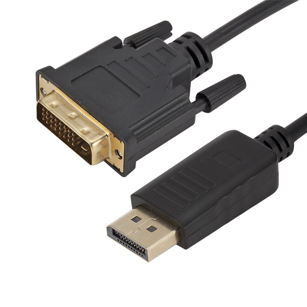 Lcckaa Dp Displayport Naar Dvi Kabel 1.8M Dp Naar Dvi Adapter Kabel Converter Displayport In Naar Dvi Uit Voor hp Dell Asus