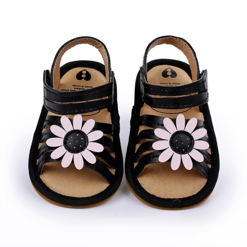 Sandaal Pasgeboren Baby Meisje Zomer Bloem Mode Zachte Zool Antislip Prinses Baby Schoenen Kinderen Strand Schoenen