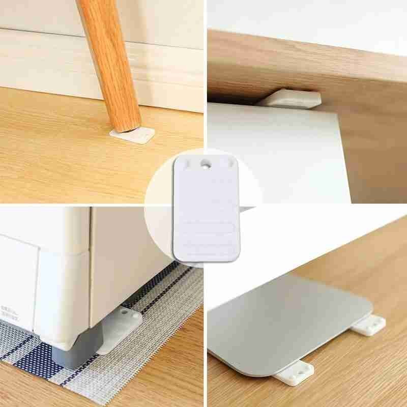 3Pcs Wig-Vormige Deurstopper Multifunctionele Meubelen Kussen Tafel En Stoel Mat Closet Kast Kloof Plug