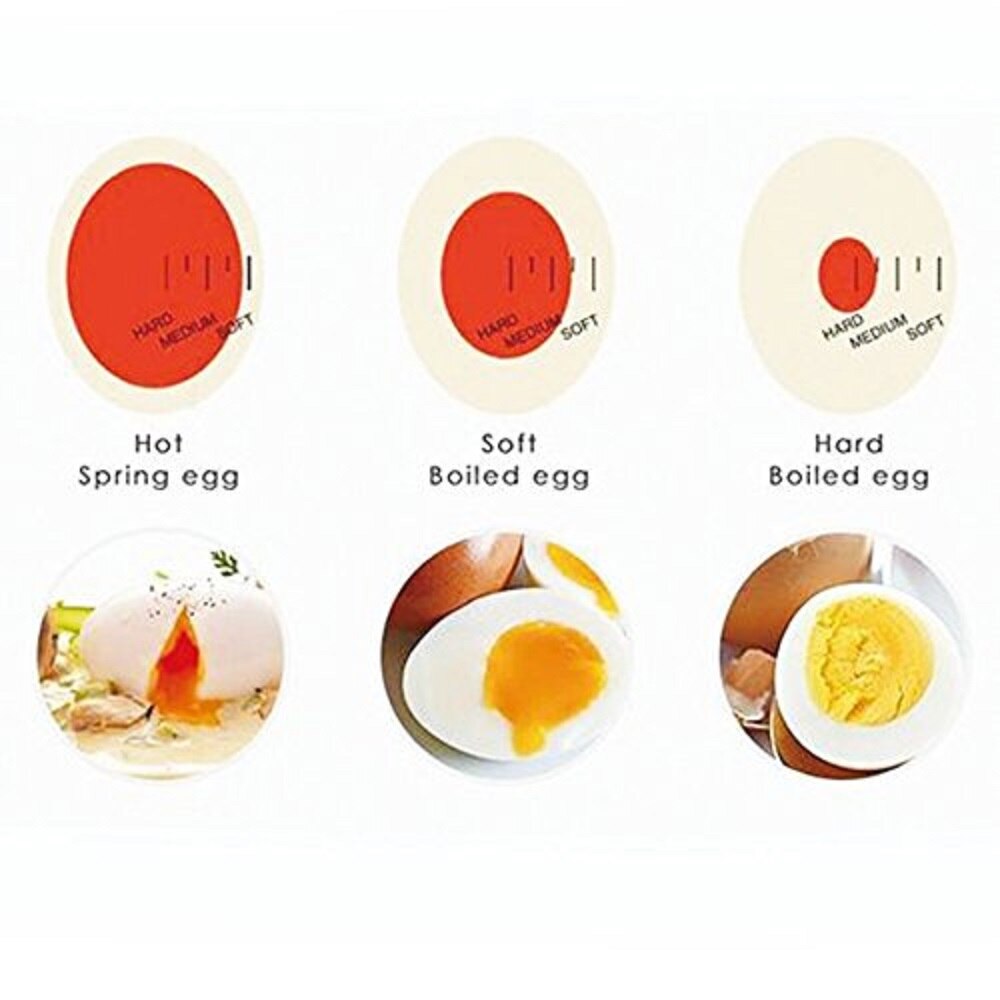 Christmas Egg Perfect Color Changing Timer Yummy Soft Hard Boiled Eggs Cooking Kitchen Eco-Friendly Resin Egg Timer