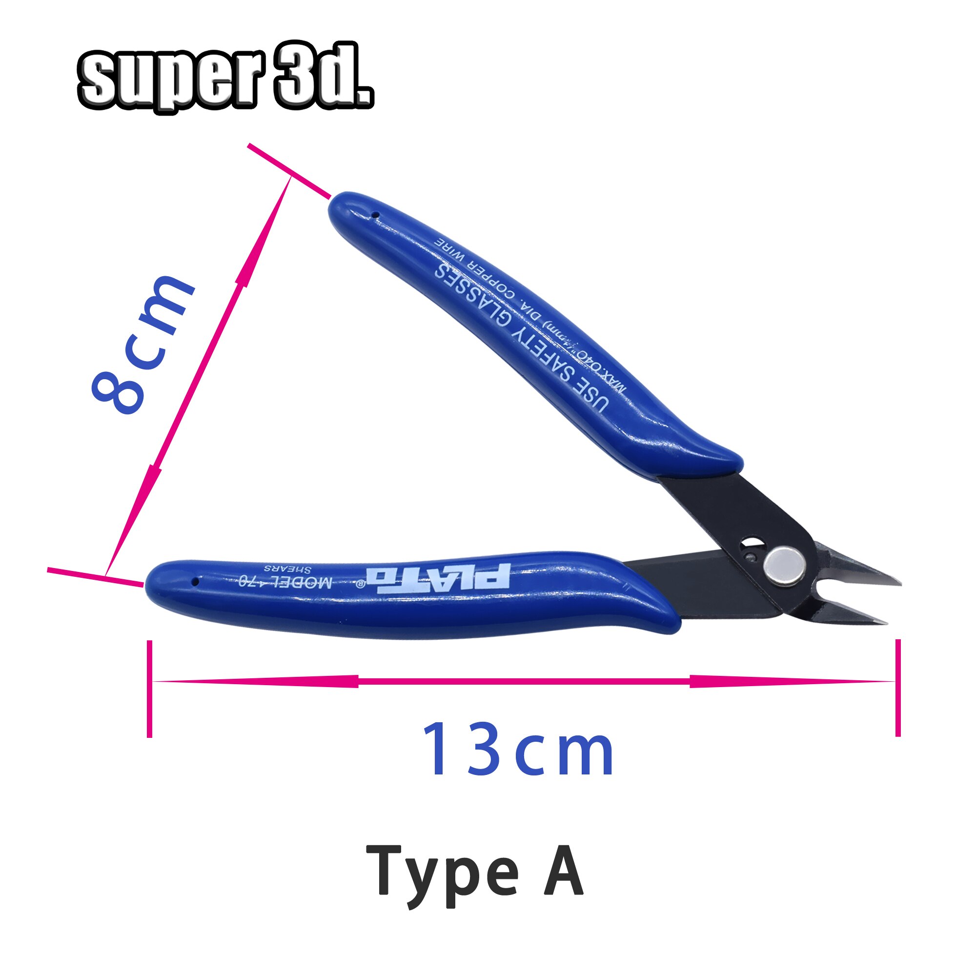 1 sztuk akcesoria do drukarek 3D szpatułka do usuwania szczypce stalowe przewód elektryczny cięcie kabli boczne nożyce szczypce ręczne pęsety narzędzia