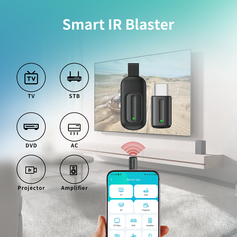 Xiaomi Smartphone IR Mini Adapter IR Blasters Type C USB Universal Smart Infrared App Control Adapter Suitable For Android iOS