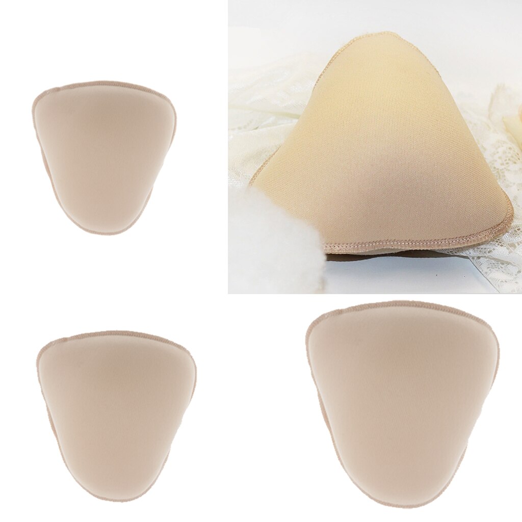 Ditta morbido Schiuma Forme Del Seno Del Reggiseno Enhancer Inserti Mastectomia 3 Size