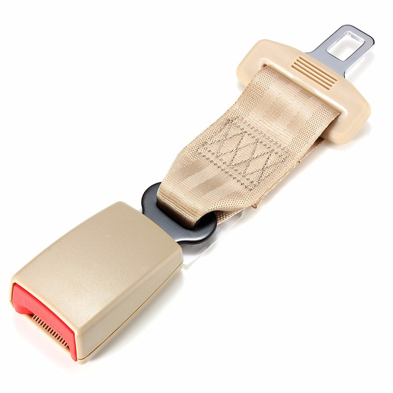 Universal- 23cm Auto Seatbelt Sitz Sicherheit Gürtel Verlängerung Verlängerung Schnalle Passt sterben Meisten Fahrzeuge Auto Innen Zubehör Auto Teile: Creme Farbe