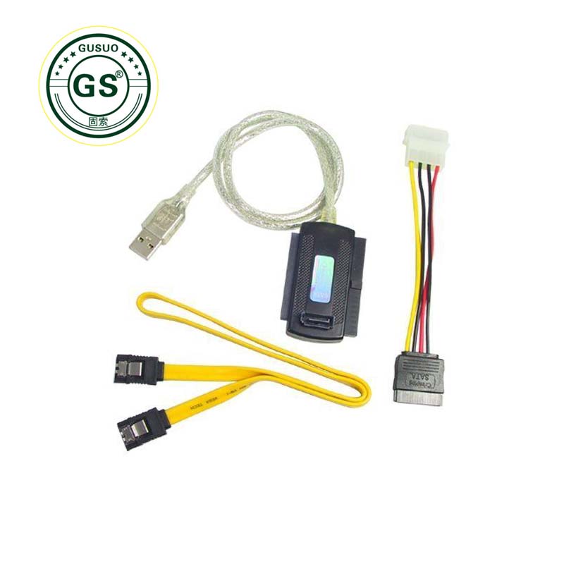 GuSou USB 2.0 naar SATA IDE Kabel ATA Converter Adapter voor Harde Schijf 2.5 "3.5" DVD CDR