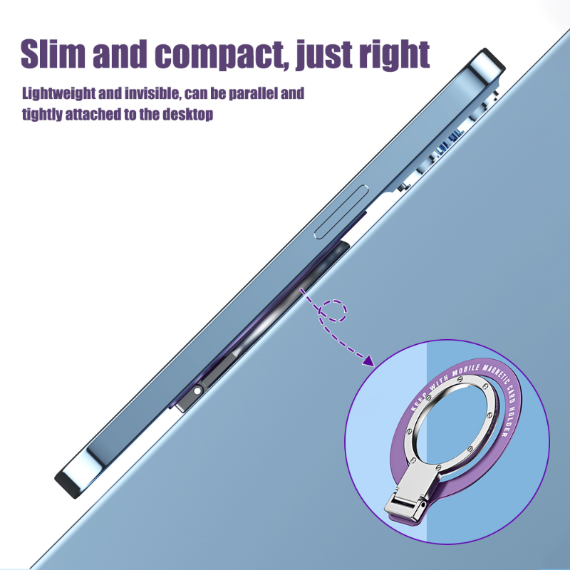 Suporte giratório de anel de dedo para celular, suporte magnético para magsafe, suporte universal para aperto traseiro de telefone