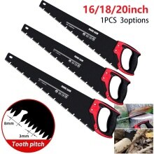 Steel Hand Saw 16/18/20 Inch Extra Long Blade HandSaw For Woodworking Cutting With Hard Teeth Folding Saw Handle Tool