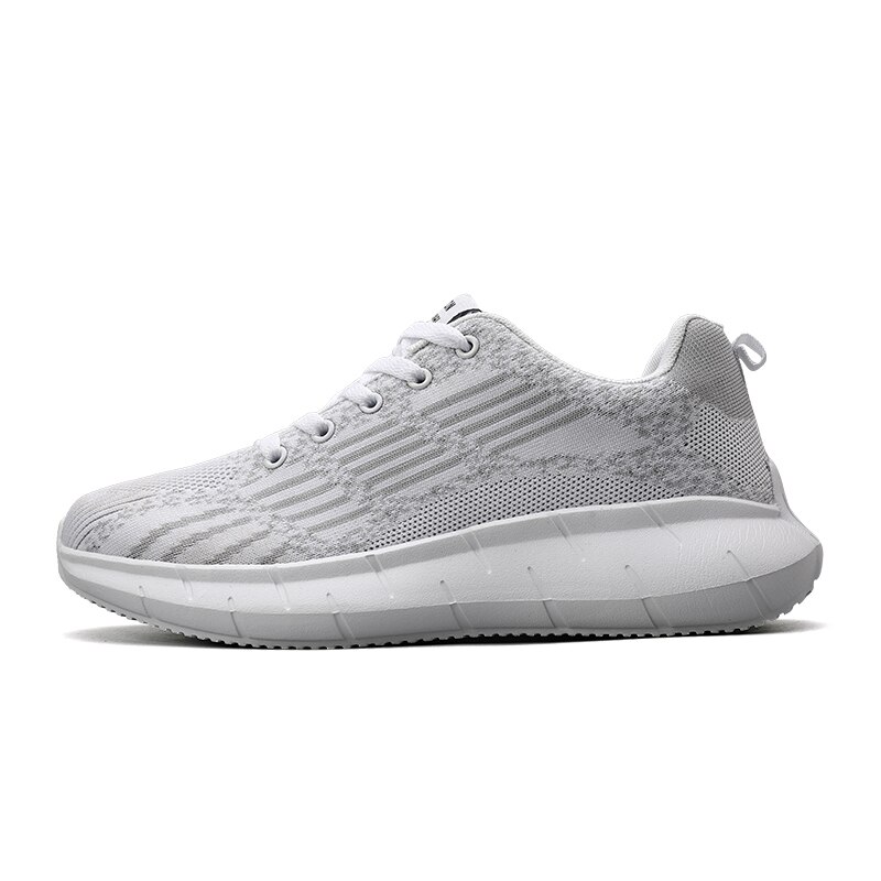 Joker-baskets légères et confortables pour homme, chaussures de sport simple à lacets, qui respirent, pour marcher, collection chaussures décontractées: WHITE / 7