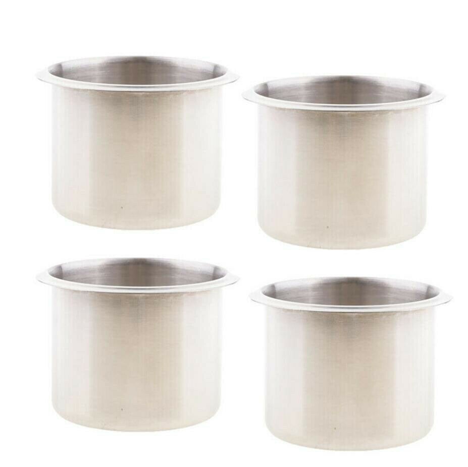 68mm/84MM 4PCS Universal Stainless Steel Recessed Cup Drink Holder for Marine Boat RV Camper Bottle Holder Rustproof