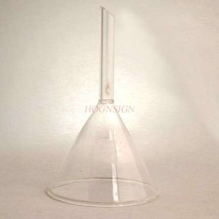 Glass funnel 90mm diameter triangular funnel cone funnel filter funnel experimental equipment