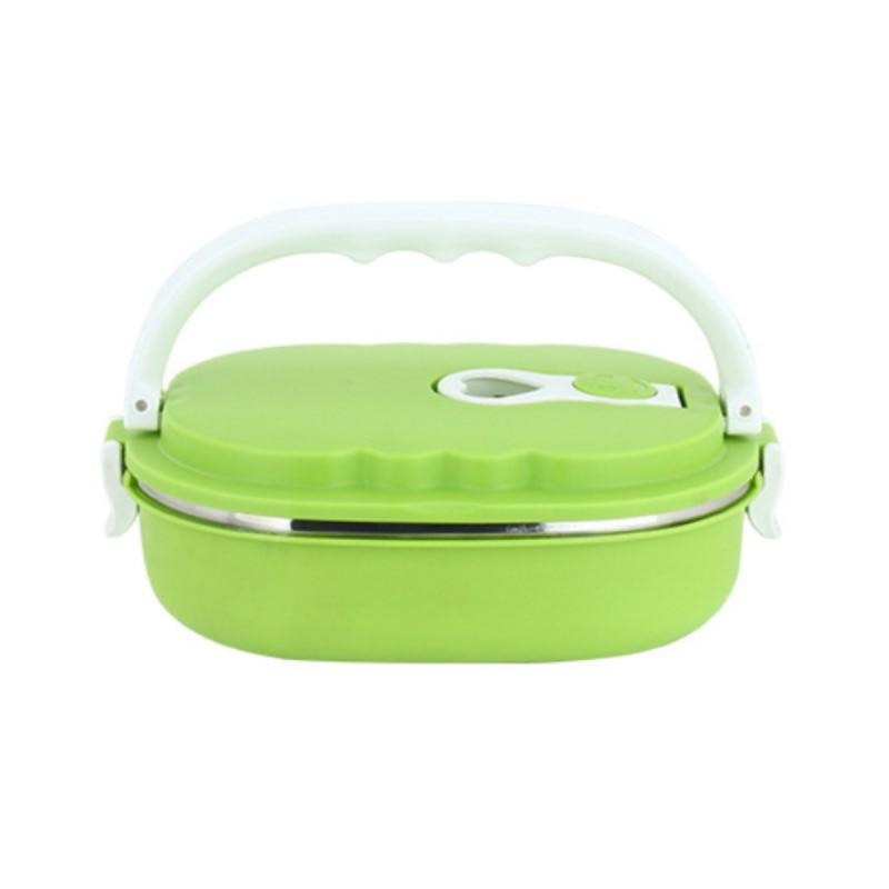 900Ml Lunch Box Servies Voedsel Opslag Container Kinderen Kids School Office Roestvrij Staal Draagbare Bento Box Keuken Cocina