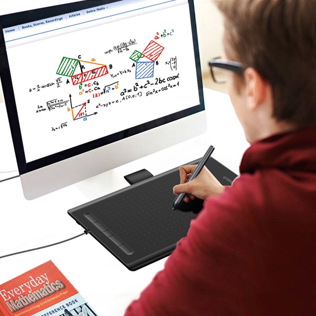 Vson Adults Students Drawing Boards 8192 Level Pressure Painting Pad Electronic Computer Laptop Graphic Tablets