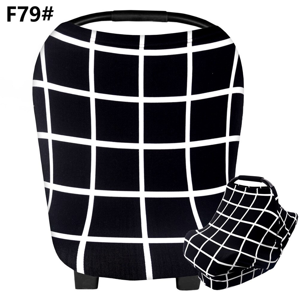 Housse d'allaitement multi-usages, écharpe d'allaitement, housse de siège auto pour bébé, chariot de courses, chaise haute, poussette, grand châle infini, livraison gratuite: F79