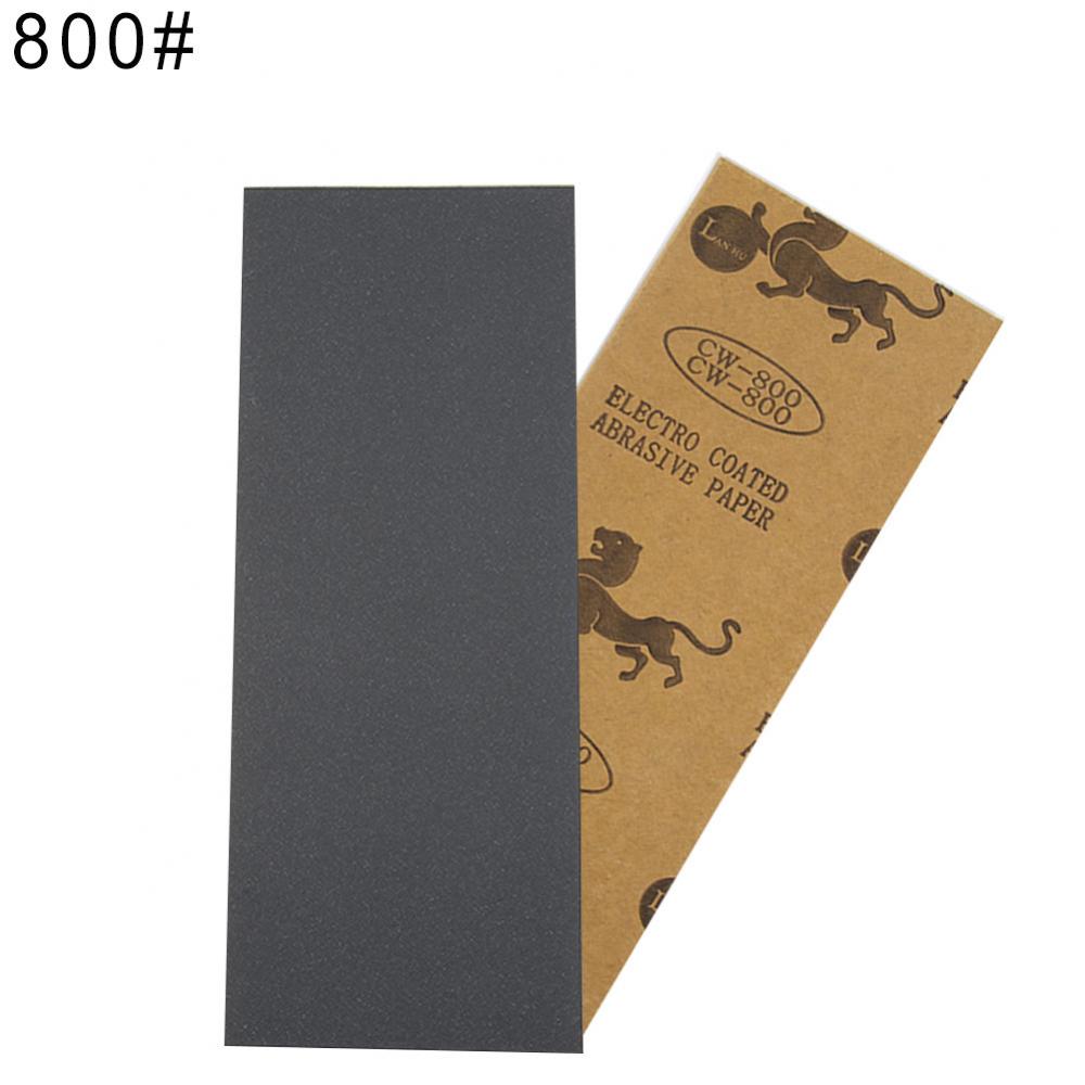 Vått torrt sandpapper ark 400/600/800/1000/1200/1500/2000/2500#  polerpapper ark kiselkarbid hem grovt: Blå