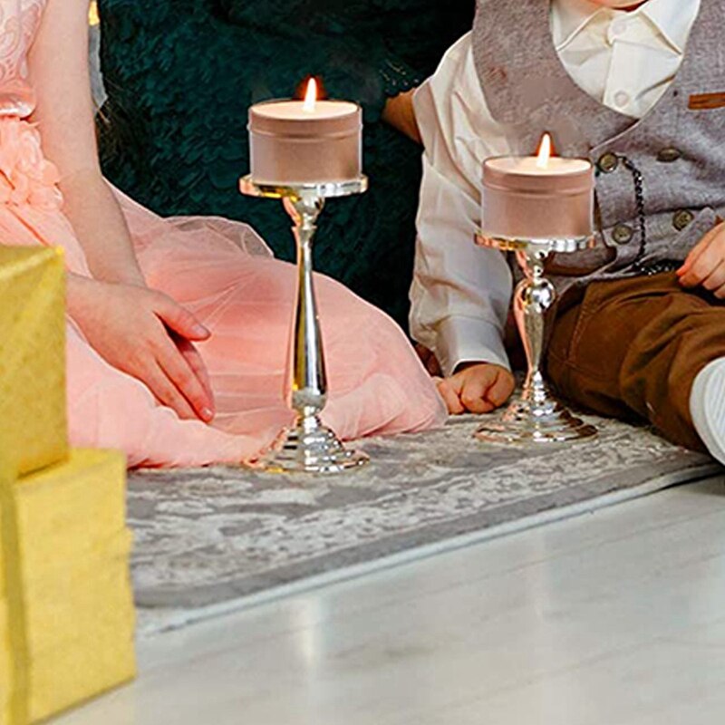 12 Pieces Candle Tin Candle Containers 4 Ounces Candle Jars for Candle Making Arts Crafts, Storage, and More (Rose Gold)