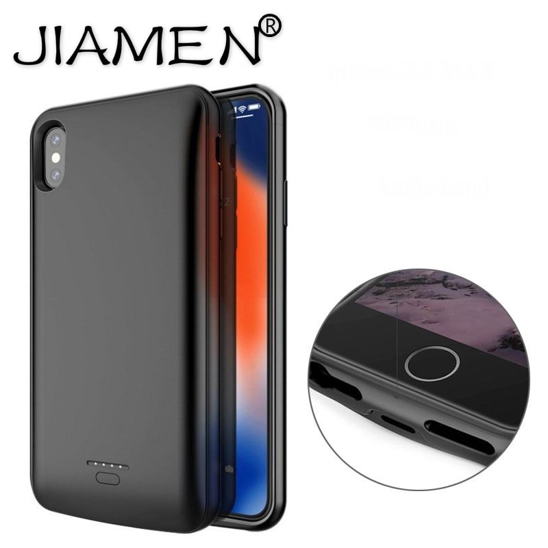 4000/5000/5500mA Batterij Case Voor Iphone 5 5S Se 6 6S 7 8 X Xs max Xr Powerbank Case Voor Iphone 8 7 6 6S Plus Batterij Case Audio
