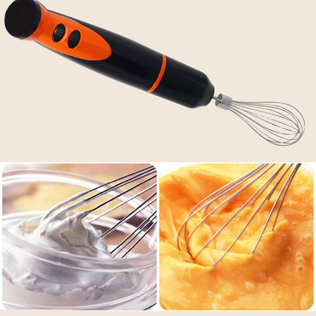 Stainless Steel Immersion Hand Stick Blender Mixer Multi-Purpose Hand Motor Brushed Stainless Steel Ice Stirring 5.8
