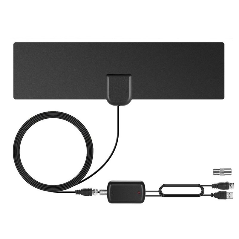 Scatola Antenna TV Antenna TV Digitale Interna Con Amplificatore - Compatibile Freeview E HDTV, Per Ricezione Canali UK Antenne Tv Da Interno