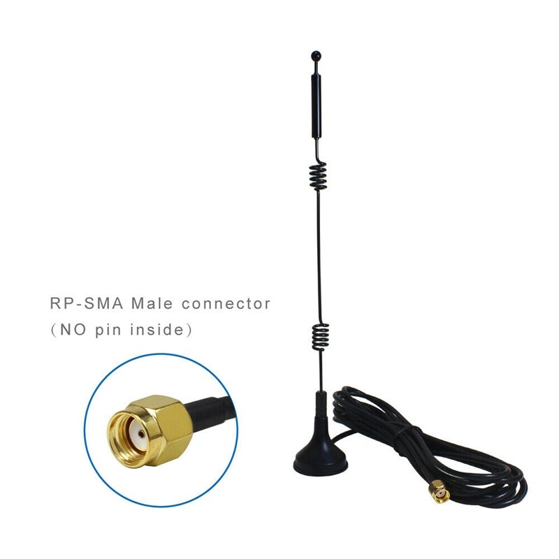 9 dbi rp-sma 2.4 ghz 5 ghz high gain wifi-routerantenn för trådlös ip-kamera