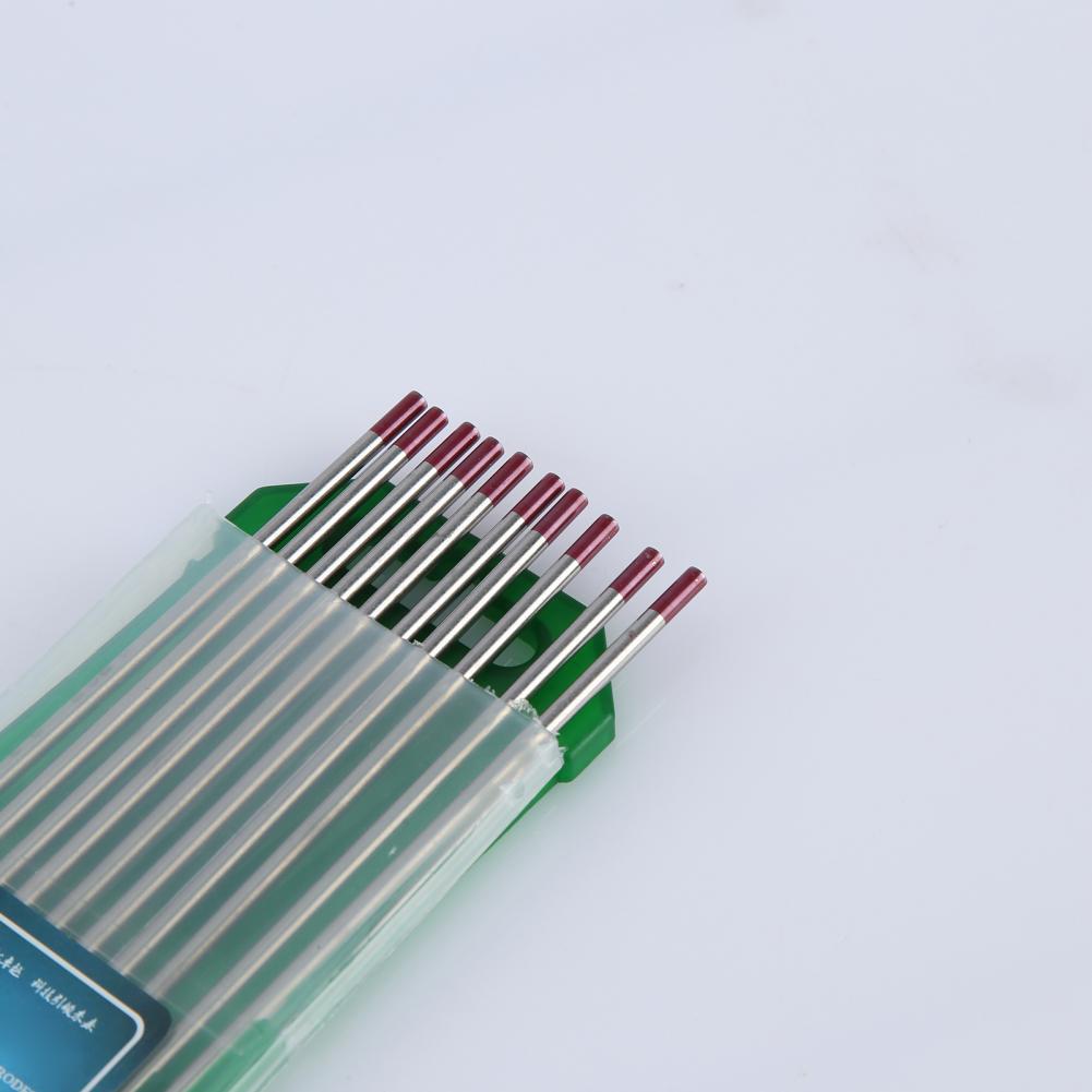 10Stck Wolfram Elektroden, Schweißen Elektroden 1,0 1,6 2,0 2,4 3,0 3,2 4,0mm WT20 verrotten TIG Stangen