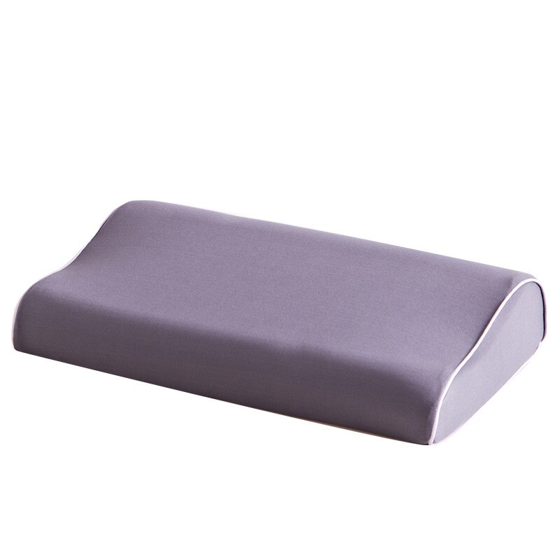 Nano graphene pillow space cotton memory pillow core slow rebound light health care neck pillow rectangular violet memory foam