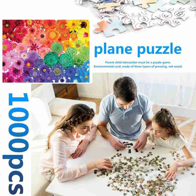 1000 Teile Holzpuzzle Für Erwachsene - 78x53cm Buch Puzzle