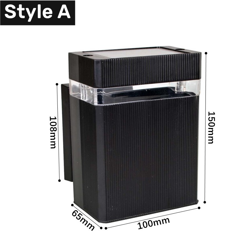 Outdoor IP65 Up Down Led Wall Lampen Waterdicht 5W/10W GU10 Acryl Blaker Tuin Veranda Trap Gangpad wandlampen Armatuur AC85-265V: A / Cold White 6000K