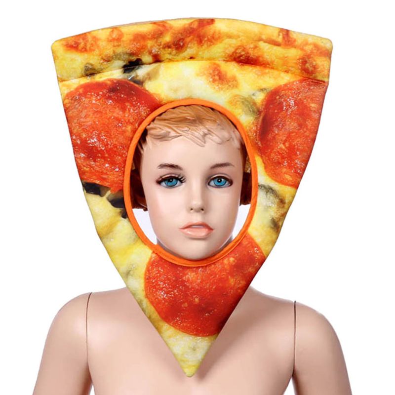 Unisex rolig frukt mat mössa mask halloween fest cosplay huvudbonader huva hatt karneval huvudbonad dekor: G