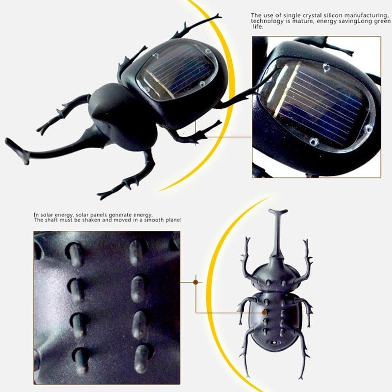 Solare Scarabeo Di puzzle Solare Scarabeo robot di base del Dispositivo Del Giocattolo del Regalo Solare Giocattolo bambino Batteria Speciale
