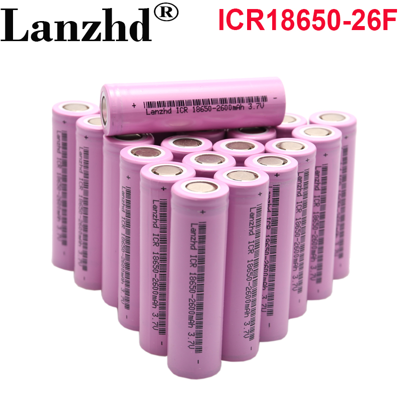 5 sztuk 3.7V bateria 18650 akumulatory 2600mAh bateria litowo-jonowa do latarki Laptop LED mobilny power bank