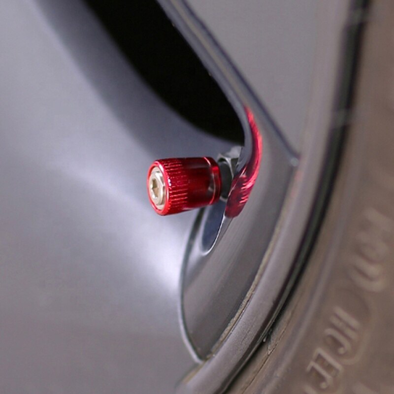 Bafire 4 Stks/set Anti-Diefstal Ventiel Mondstuk Ventieldopjes Geschikt Voor Tesla Model 3 S X Ventiel Tire inbouwen Accessoires