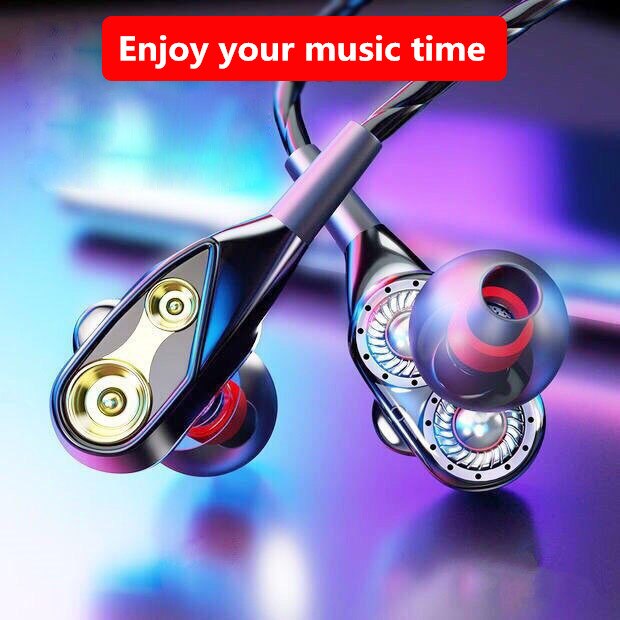 Kablede øretelefoner in-ear headset øretelefoner bas øretelefoner til iphone samsung huawei xiaomi 3.5mm sport gaming headset med mikrofon