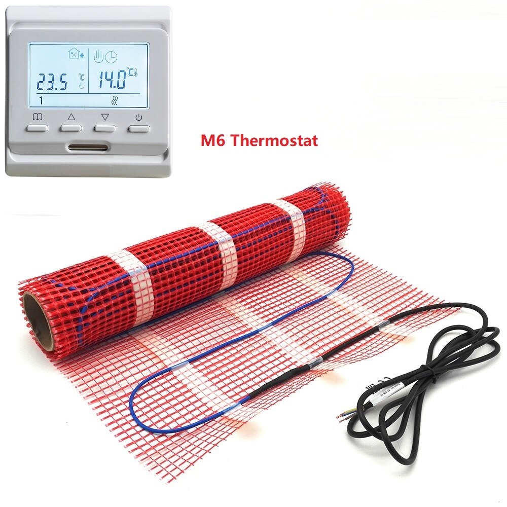 50cmX1m Warm Floor Heating Mat 220V 150w/m2 Room Heater with WiFi Thermostat